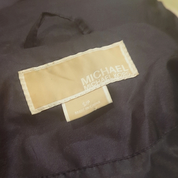 Michael kors down puffer jacket women small black ish - Picture 5 of 10